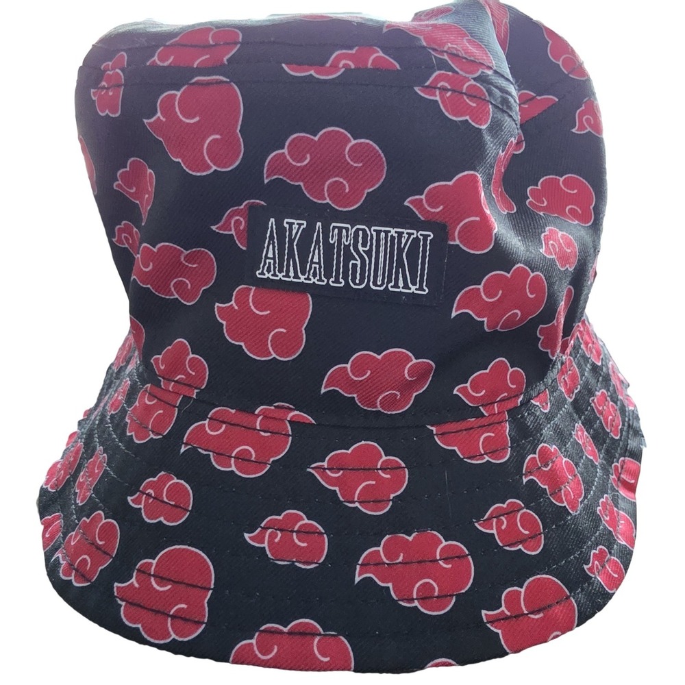 Naruto Shippuden Collection Hat One Size Black Red Cloud Anime Cap Snapback